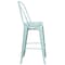 Flash Furniture Distressed Gn-Blue Metal Stool, Material: metal ET-3534-30-DB-GG - alternate 10