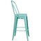 Flash Furniture Mint Metal Outdoor Stool, 30" ET-3534-30-MINT-GG - alternate 10