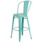 Flash Furniture Mint Metal Outdoor Stool, 30" ET-3534-30-MINT-GG - alternate 4