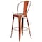 Flash Furniture Coppr Metal Outdoor Stool, 30" ET-3534-30-POC-GG - alternate 4