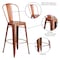 Flash Furniture Coppr Metal Outdoor Stool, 30" ET-3534-30-POC-GG - alternate 3