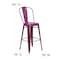 Flash Furniture Purp Metal Outdoor Stool, 30" ET-3534-30-PUR-GG - alternate 6