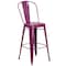 Flash Furniture Purp Metal Outdoor Stool, 30" ET-3534-30-PUR-GG - alternate 5