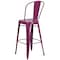 Flash Furniture Purp Metal Outdoor Stool, 30" ET-3534-30-PUR-GG - alternate 4