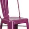 Flash Furniture Purp Metal Outdoor Stool, 30" ET-3534-30-PUR-GG - alternate 3