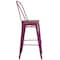 Flash Furniture Metal Bar Stool, 30", Purple ET-3534-30-PUR-WD-GG - alternate 2