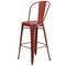 Flash Furniture Distressed Red Metal Stool, Material: Rubber ET-3534-30-RD-GG - alternate 6