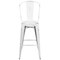 Flash Furniture Distressed White Metal Stool, Seat Height Range: 30" ET-3534-30-WH-GG - alternate 10