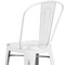 Flash Furniture Distressed White Metal Stool, Seat Height Range: 30" ET-3534-30-WH-GG - alternate 7