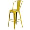 Flash Furniture Distressed Yellow Metal Stool, Seat Height Range: 30" ET-3534-30-YL-GG - alternate 7