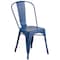 Flash Furniture Contemporary Stackable Chair, Blue Back, 17-3/4 in W 20" L 33-1/2" H ET-3534-AB-GG - alternate 6