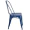 Flash Furniture Contemporary Stackable Chair, Blue Back, 17-3/4 in W 20" L 33-1/2" H ET-3534-AB-GG - alternate 10