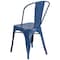Flash Furniture Contemporary Stackable Chair, Blue Back, 17-3/4 in W 20" L 33-1/2" H ET-3534-AB-GG - alternate 3