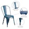 Flash Furniture Contemporary Stackable Chair, Blue Back, 17-3/4 in W 20" L 33-1/2" H ET-3534-AB-GG - alternate 5