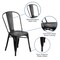 Flash Furniture Contemporary Stackable Chair, Black Back, 17-3/4 in W 20" L 33-1/2" H ET-3534-BK-GG - alternate 8
