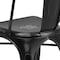 Flash Furniture Contemporary Stackable Chair, Black Back, 17-3/4 in W 20" L 33-1/2" H ET-3534-BK-GG - alternate 7
