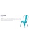 Flash Furniture Contemporary Stackable Chair, Blue Back, 17-3/4 in W 20" L 33-1/2" H ET-3534-CB-GG - alternate 7