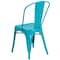 Flash Furniture Contemporary Stackable Chair, Blue Back, 17-3/4 in W 20" L 33-1/2" H ET-3534-CB-GG - alternate 4