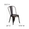 Flash Furniture Contemporary Stackable Chair, 17-3/4 in W 20" L 33-1/2" H ET-3534-COP-GG - alternate 8
