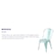 Flash Furniture Contemporary Stackable Chair, Blue Back, 17-3/4 in W 20" L 33-1/2" H ET-3534-DB-GG - alternate 8