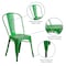 Flash Furniture Contemporary Stackable Chair, 17-3/4 in W 20" L 33-1/2" H ET-3534-GN-GG - alternate 5