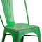 Flash Furniture Contemporary Stackable Chair, 17-3/4 in W 20" L 33-1/2" H ET-3534-GN-GG - alternate 8