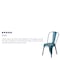 Flash Furniture Contemporary Stackable Chair, Blue Back, 17-3/4 in W 20" L 33-1/2" H ET-3534-KB-GG - alternate 6