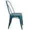 Flash Furniture Contemporary Stackable Chair, Blue Back, 17-3/4 in W 20" L 33-1/2" H ET-3534-KB-GG - alternate 9