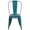 Flash Furniture Contemporary Stackable Chair, Blue Back, 17-3/4 in W 20" L 33-1/2" H ET-3534-KB-GG - alternate 10