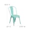 Flash Furniture Contemporary Stackable Chair, 17-3/4 in W 20" L 33-1/2" H ET-3534-MINT-GG - alternate 3