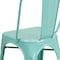 Flash Furniture Contemporary Stackable Chair, 17-3/4 in W 20" L 33-1/2" H ET-3534-MINT-GG - alternate 2