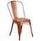 Flash Furniture Contemporary Stackable Chair, 17-3/4 in W 20" L 33-1/2" H ET-3534-OR-GG - alternate 4