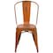 Flash Furniture Contemporary Stackable Chair, 17-3/4 in W 20" L 33-1/2" H ET-3534-OR-GG - alternate 10