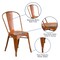 Flash Furniture Contemporary Stackable Chair, 17-3/4 in W 20" L 33-1/2" H ET-3534-OR-GG - alternate 7