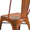 Flash Furniture Contemporary Stackable Chair, 17-3/4 in W 20" L 33-1/2" H ET-3534-OR-GG - alternate 5