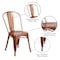 Flash Furniture Contemporary Stackable Chair, 17-3/4 in W 20" L 33-1/2" H ET-3534-POC-GG - alternate 4