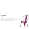 Flash Furniture Contemporary Stackable Chair, 17-3/4 in W 20" L 33-1/2" H ET-3534-PUR-GG - alternate 4