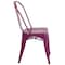 Flash Furniture Contemporary Stackable Chair, 17-3/4 in W 20" L 33-1/2" H ET-3534-PUR-GG - alternate 10