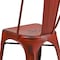 Flash Furniture Contemporary Stackable Chair, 17-3/4 in W 20" L 33-1/2" H ET-3534-RD-GG - alternate 4