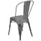 Flash Furniture Distressed Silver Gray Metal Indoor-Outd ET-3534-SIL-GG - alternate 3