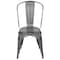 Flash Furniture Distressed Silver Gray Metal Indoor-Outd ET-3534-SIL-GG - alternate 10