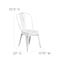 Flash Furniture Contemporary Stackable Chair, White Back, 17-3/4 in W 20" L 33-1/2" H ET-3534-WH-GG - alternate 5