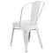 Flash Furniture Contemporary Stackable Chair, White Back, 17-3/4 in W 20" L 33-1/2" H ET-3534-WH-GG - alternate 7