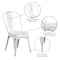Flash Furniture Contemporary Stackable Chair, White Back, 17-3/4 in W 20" L 33-1/2" H ET-3534-WH-GG - alternate 8