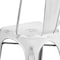 Flash Furniture Contemporary Stackable Chair, White Back, 17-3/4 in W 20" L 33-1/2" H ET-3534-WH-GG - alternate 2