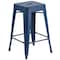 Flash Furniture 24" High Backless Blue Metal Counter Height Stool ET-BT3503-24-AB-GG - alternate 3