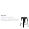 Flash Furniture 24" High Backless Black Metal Counter Height Stool ET-BT3503-24-BK-GG - alternate 5