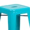 Flash Furniture 24" High Backless Teal-Blue Counter Height Stool ET-BT3503-24-CB-GG - alternate 9