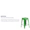 Flash Furniture 24" High Backless Green Counter Height Stool ET-BT3503-24-GN-GG - alternate 3