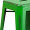 Flash Furniture 24" High Backless Green Counter Height Stool ET-BT3503-24-GN-GG - alternate 9